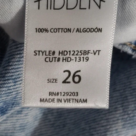 Hidden Distressed Jeans - Picture 7 of 7